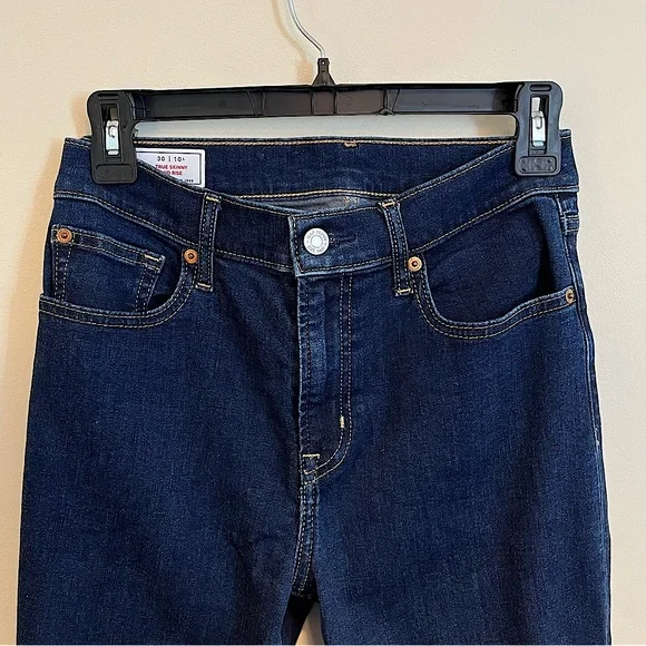 GAP True Skinny Mid Rise Ankle Jeans. Size 10 long. - Picture 5 of 7